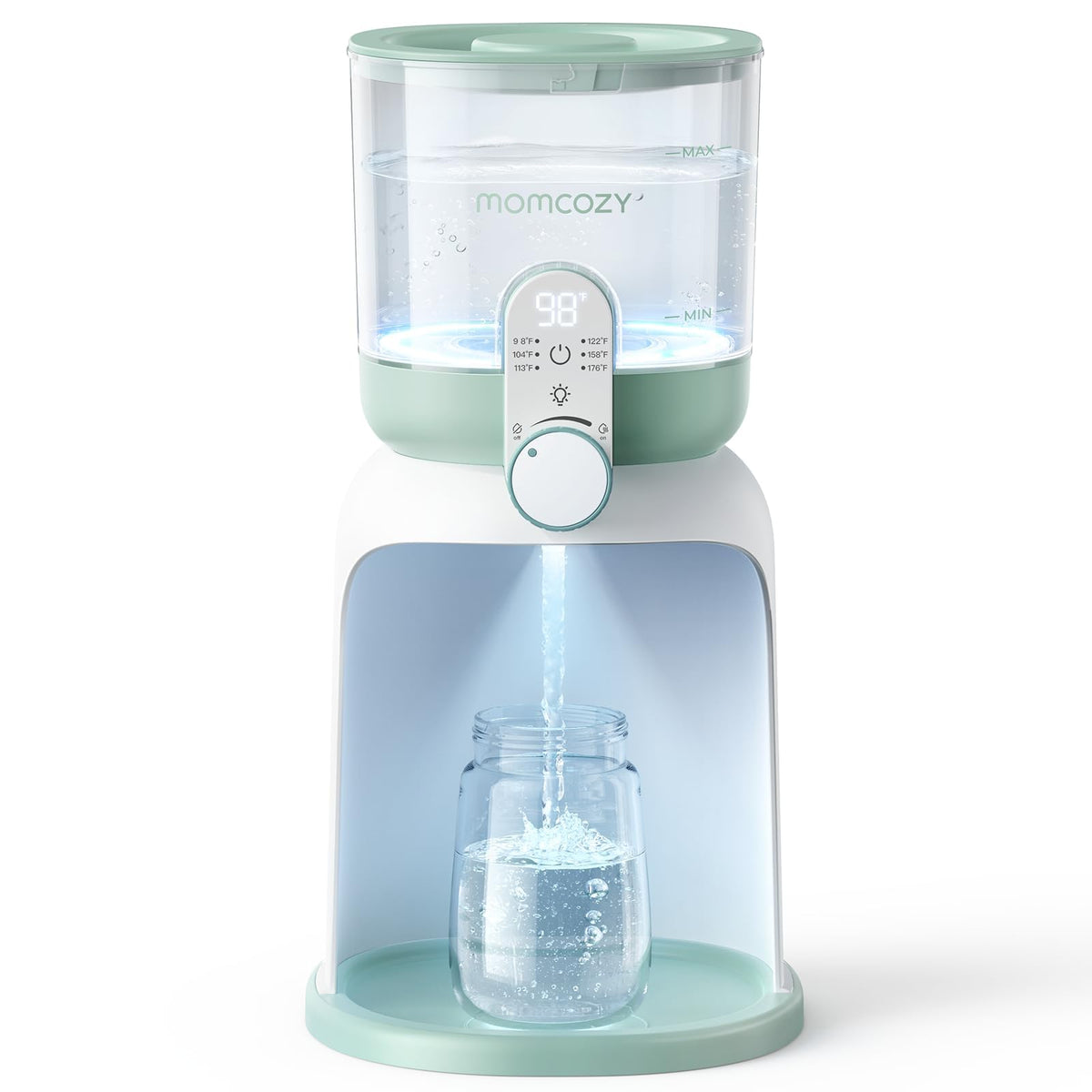 Momcozy Scaldacqua Istantaneo Biberon 1685 ML con Doppia Luce Notturna