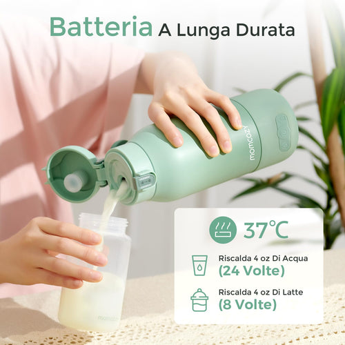 Momcozy Scaldabiberon Portatile Wireless Scalda Latte Materno Acqua 500ml