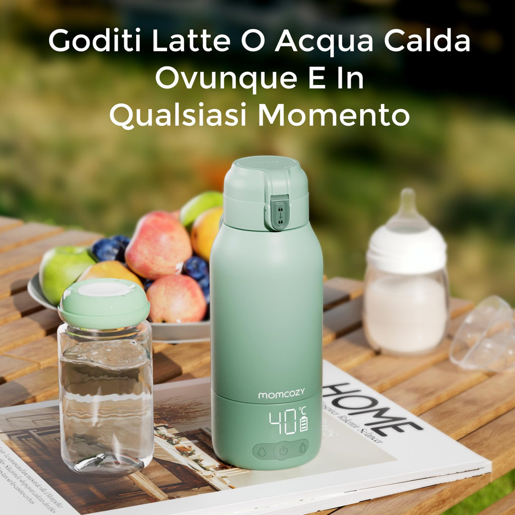 Momcozy Scaldabiberon Portatile Wireless Scalda Latte Materno Acqua 500ml