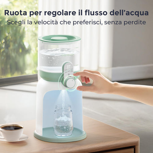 Momcozy Scaldacqua Istantaneo Biberon 1685 ML con Doppia Luce Notturna