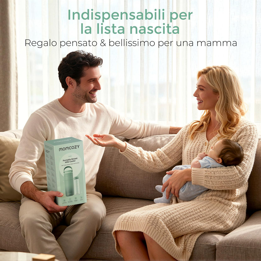Momcozy Refrigeratore Portatile Latte Materno Contenitore Termico 355 ML